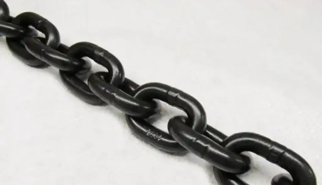 GR80 CHAIN BLACK STEEL HEAT TREATED 7MM ( PRICE PER METER)
