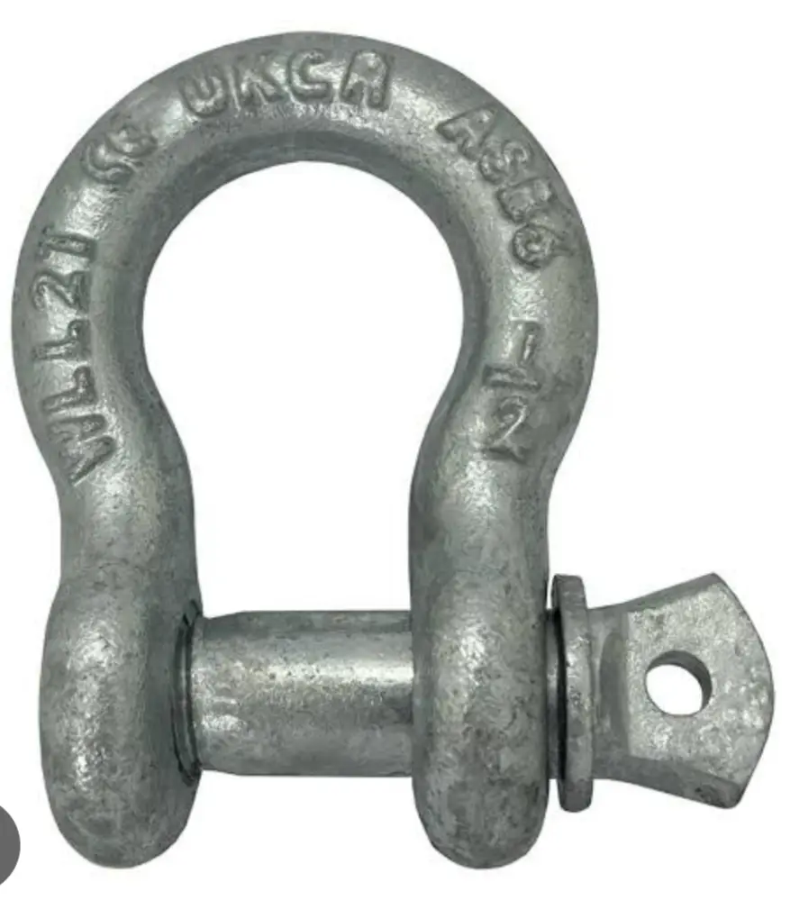 BOW SHACKLE SCREW PIN 2T ( 1/2 INC)