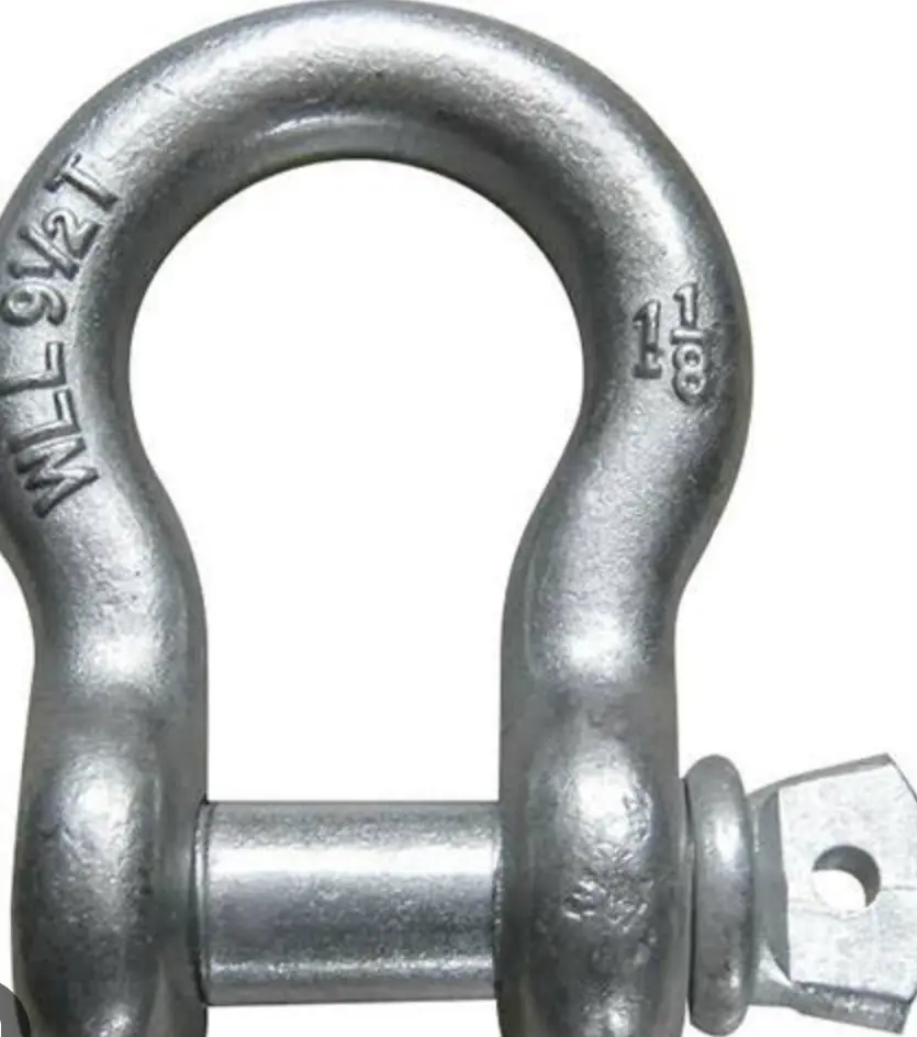 BOW SHACKLE SCREW PIN 9.5T ( 11/8 INC )