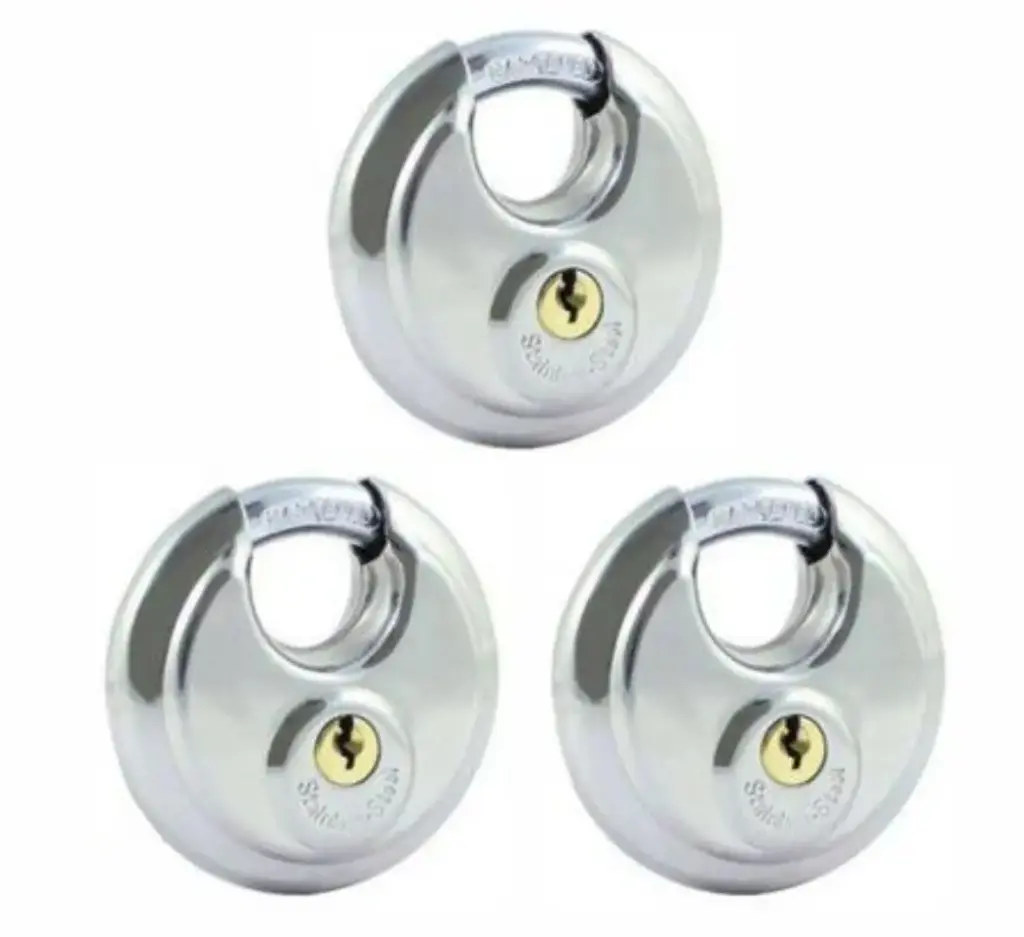 PADLOCK STAINLESS STEEL DISCUS 90MM