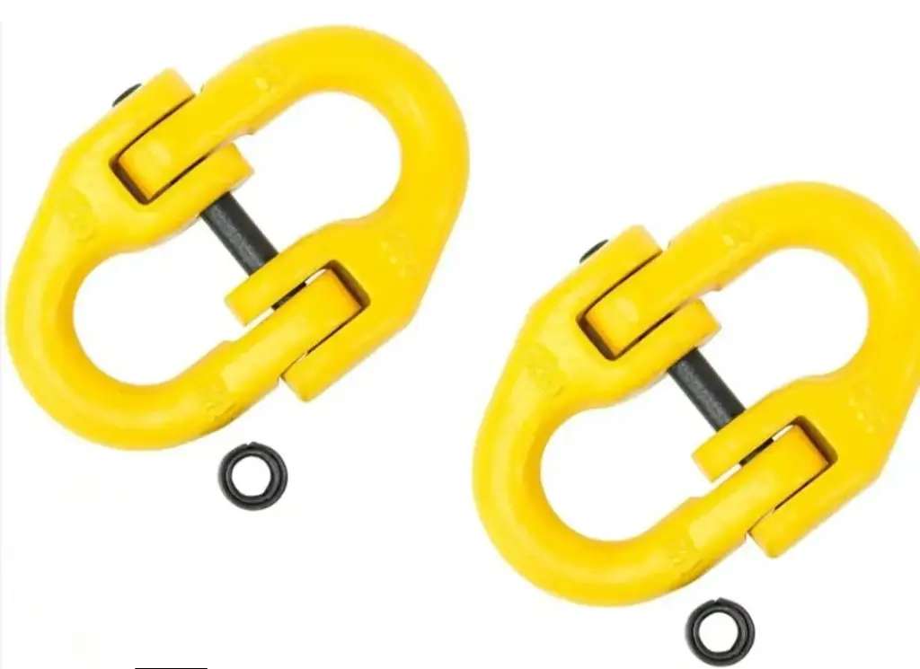 CONNECTING LINK GRADE 80 PAINTED YELLOW 8.2T