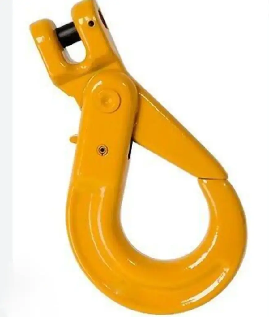 CLEVIS SELF LOCKING HOOK GRADE 80 PAINTED YELLOW 8.2T