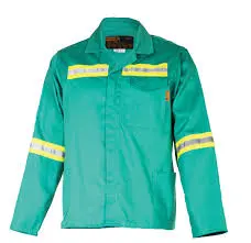 D59 FERN GREEN FLAME CONTI JACKETS WITH REFLECTIVE
