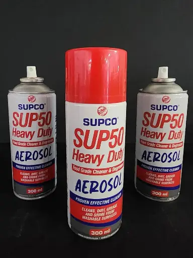 SUP50 AEROSOL 300ML CAN FOOD GRADE CLEANER & DEGREASER
