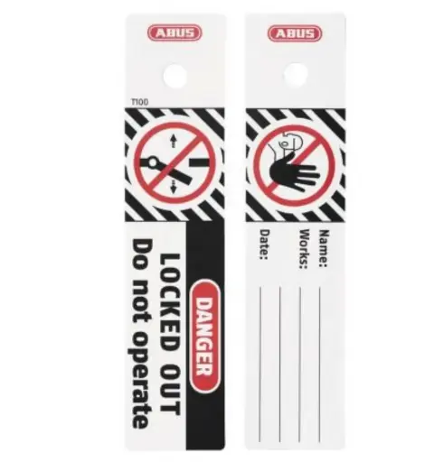 LOCKOUT TAG ( SMALL) ABUS EACH