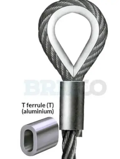 ALUMINIUM FERRULE 3MM