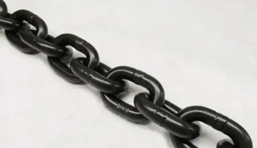 GR80 CHAIN BLACK STEEL HEAT TREATED 7MM ( PRICE PER METER)