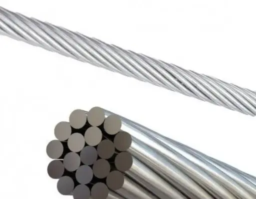 STAINLESS STEEL WIRE ROPE 4MM (7X19) GRADE AISI 316 ( PRICE PER METER)