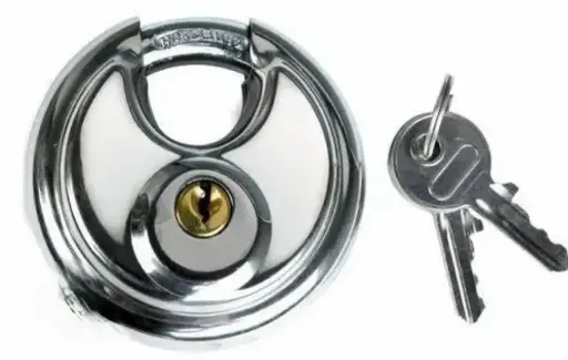 PADLOCK STAINLESS STEEL DISCUS 80MM