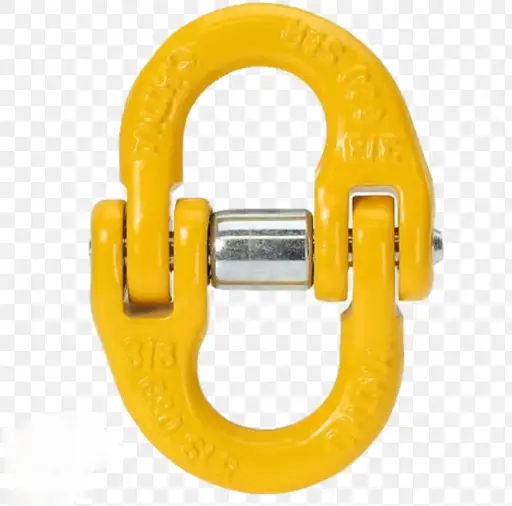 CONNECTING LINK GRADE 80 PAINTED YELLOW 2T
