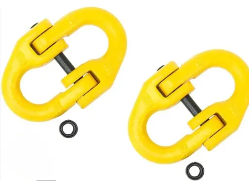 CONNECTING LINK GRADE 80 PAINTED YELLOW 8.2T