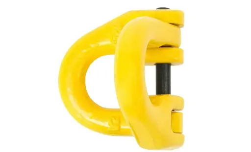 CONNECTING LINK GRADE 80 PAINTED YELLOW 12.5T
