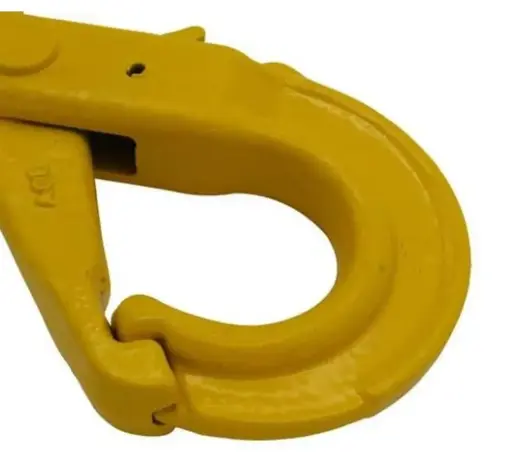 EYE SELF LOCKING HOOK GRADE 80 PAINTED YELLOW 3.2T