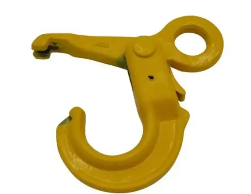 EYE SELF LOCKING HOOK GRADE 80 PAINTED YELLOW 5.4T