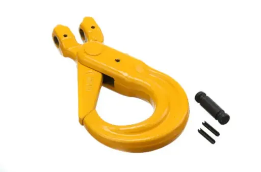 CLEVIS SELF LOCKING HOOK GRADE 80 PAINTED YELLOW 2T