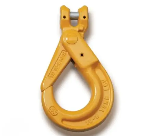 CLEVIS SELF LOCKING HOOK GRADE 80 PAINTED YELLOW 12.5T