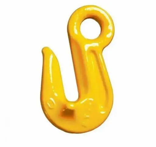 CRADLE EYE GRAB HOOK GRADE 80 PAINTED YELLOW 5.4T